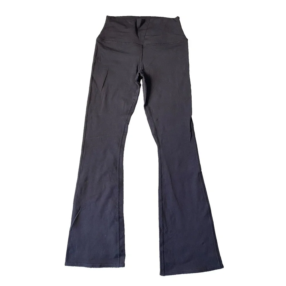 ALO Yoga Women's Flutter LEGGINGS Size S HIGH WAIST Bootcut FLARE Full Length